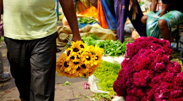 kolkata mallick ghat bloemenmarkt